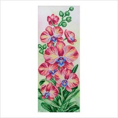 Схема для вишивки бісером "Рожеві орхідеї"