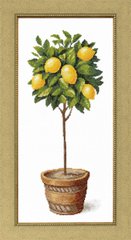 Набор для вышивки крестом "Лимонное дерево"