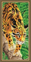 Набор алмазной мозаики "Дымчатый леопард"