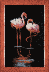 Набор для валяния картины "Нежно-розовая любовь"