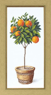 Набір для вишивки хрестиком "Апельсинове дерево"