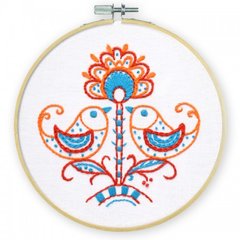 Набор для вышивки декоративными швами "Птички"