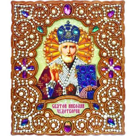 Схема вышивки «Николай Чудотворец» (№) - Вышивка крестом
