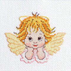 Набор для вышивки крестом "Мечтающий ангел"