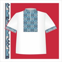 Бумажная схема для вышивки "Сорочка-вышиванка для мальчика"