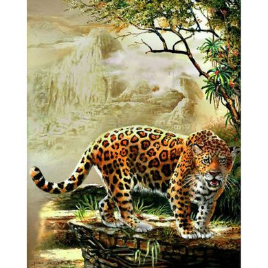 Набор алмазной мозаики "Леопард"