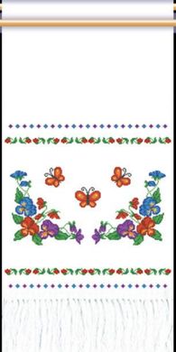 Бумажная схема для вышивки "Рушник"