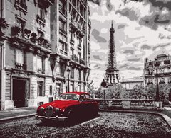Картина по номерам "Париж. Ретро"