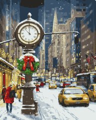 Картина по номерам "Зима у Нью-Йорку"