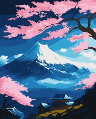 Картина по номерам "Фудзияма весной"