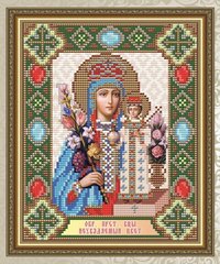 Набор алмазной мозаики "Неувядаемый Цвет Образ Пресвятой Богородицы"