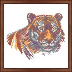 Канва с нанесенным рисунком "Тигр"