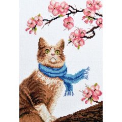 Набір для вишивання хрестиком "Кіт - романтик"
