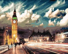 Картина по номерам "Сумерки над Лондоном"