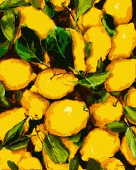 Картина по номерам "Сочные лимоны"