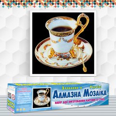 Набор алмазной мозаики "Чашка ароматного кофе"