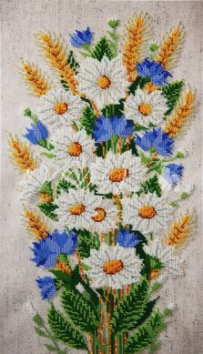 Схема для вышивки бисером "Полевые цветы"