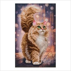 Схема для вышивки бисером "Мечтательный кот"