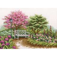 Набір для вишивки хрестиком "Квітучий сад"