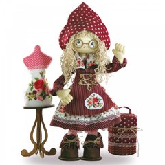 Набір для шиття інтер'єрної каркасної ляльки "Модистка"