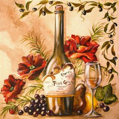 Набір алмазної мозаїки "Французьке вино"