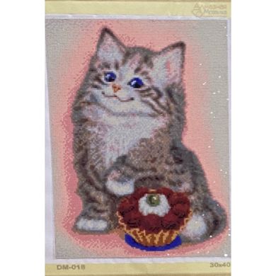 Набір алмазної мозаїки "Кіт - ласунчик"