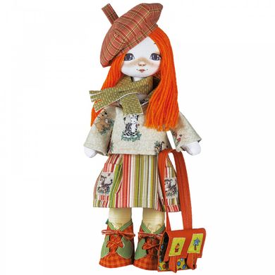 Набор для шитья куклы на льняной основе "Путешественница"