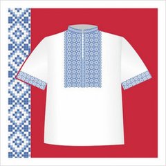 Бумажная схема для вышивки "Сорочка-вышиванка для мальчика"
