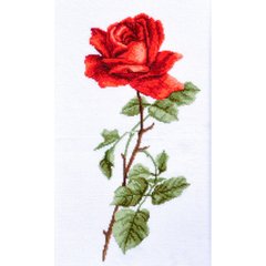 Набір для вишивки хрестиком "Червона троянда"