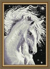 Набір алмазної мозаїки "Кінь білий"