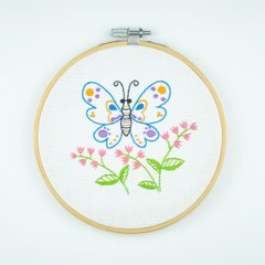 Набір для вишивання декоративними швами "Метелик"
