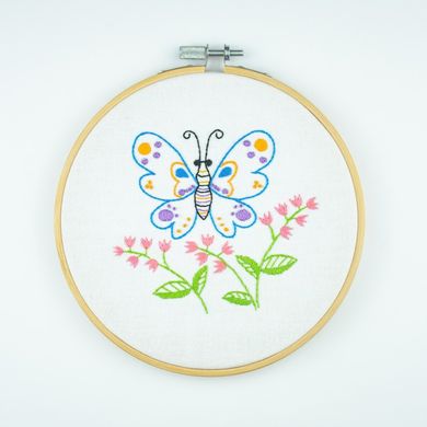 Набор для вышивки декоративными швами "Бабочка"