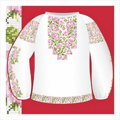 Бумажная схема для вышивки "Женская сорочка-вышиванка"